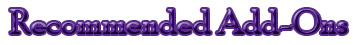 Recommended Add-Ons